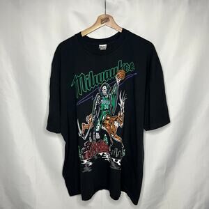 Warren Lotas WL Giannis Greek Freak NBA Milwaukee Bucks Champions Tee XXL